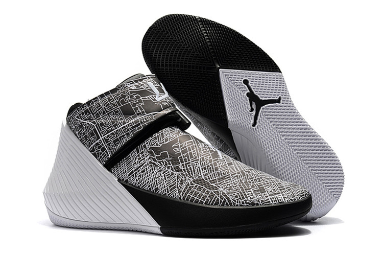 Jordan Why Not Zero.1 Grey Black White Shoes - Click Image to Close